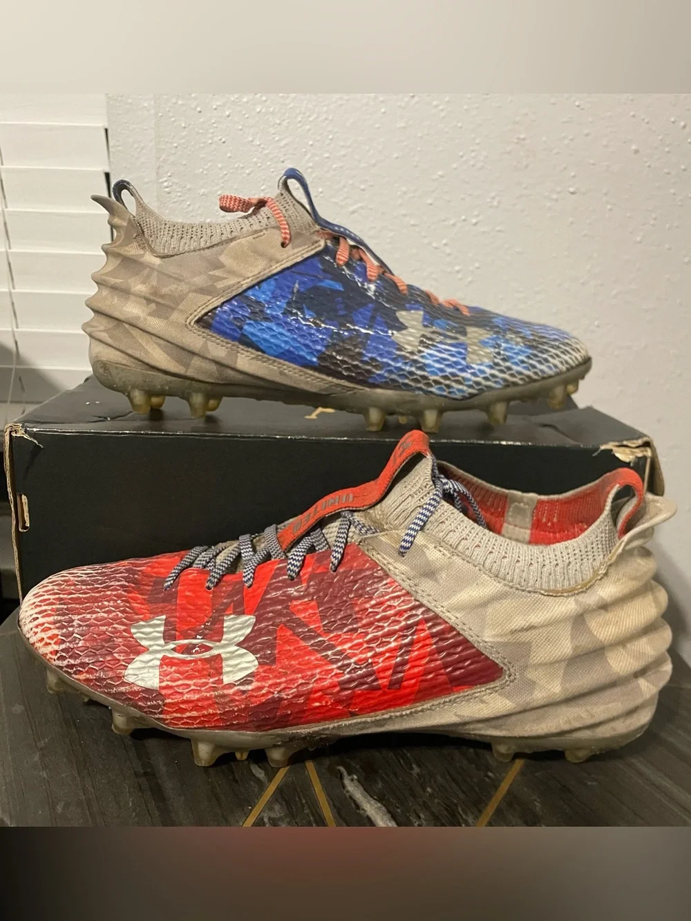 Under Armour United Blur Smoke USA 2.0 Cleats size 9